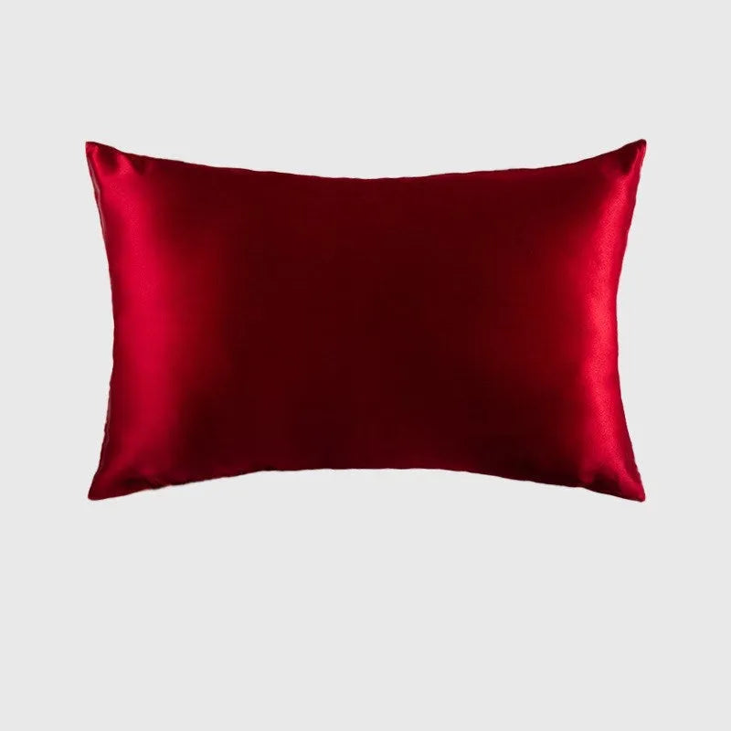 Double-Sided Silk Zipper Pillowcase 19 mommes - Bellarte Enchanté Double-Sided Silk Zipper Pillowcase 19 mommes
